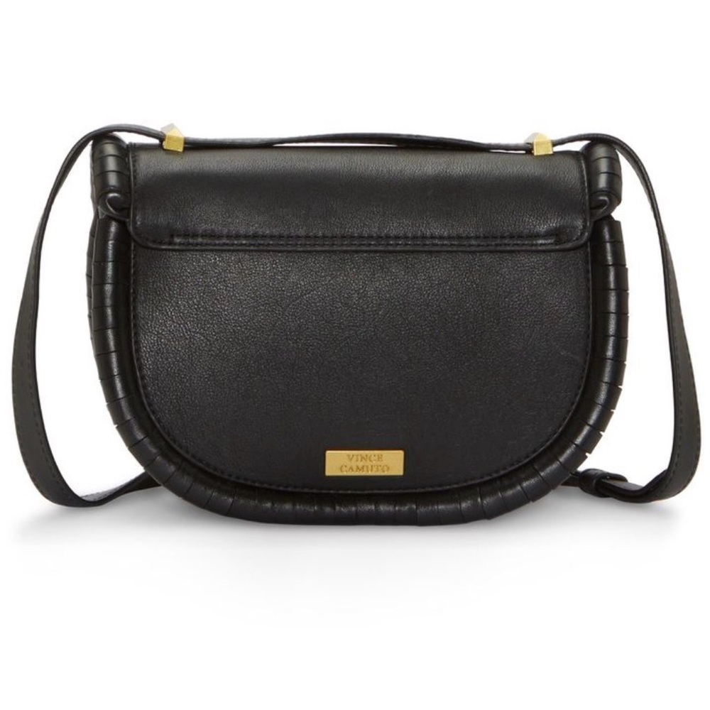 Vince Camuto Netsch Whipstitch Crossbody Satchel Bag